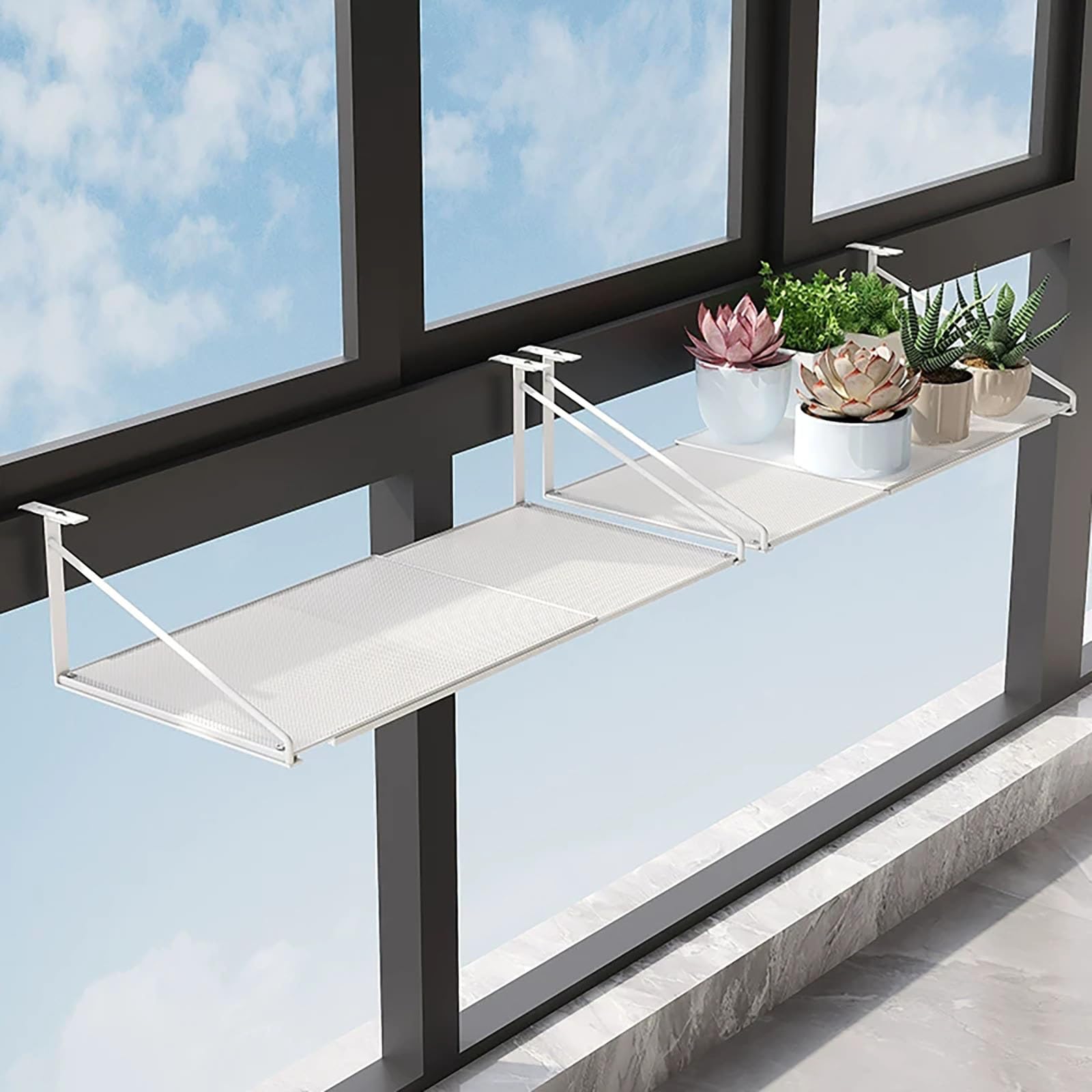 Metalowa płyta przedłużająca na blacie, wytrzymała półka przedłużająca parapet do kuchni, wanny, bez wiercenia, 50-85 cm dla łatwej rozbudowy przestrzeni