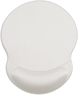 ITNRSIIET Mouse Pad, Ergonomic Mouse Pad with Gel Wrist Rest Support, Gaming Mouse Pad with Lycra Cloth, Non-Slip PU Base for Computer, Laptop, PC, Home, Office & Travel, Gray