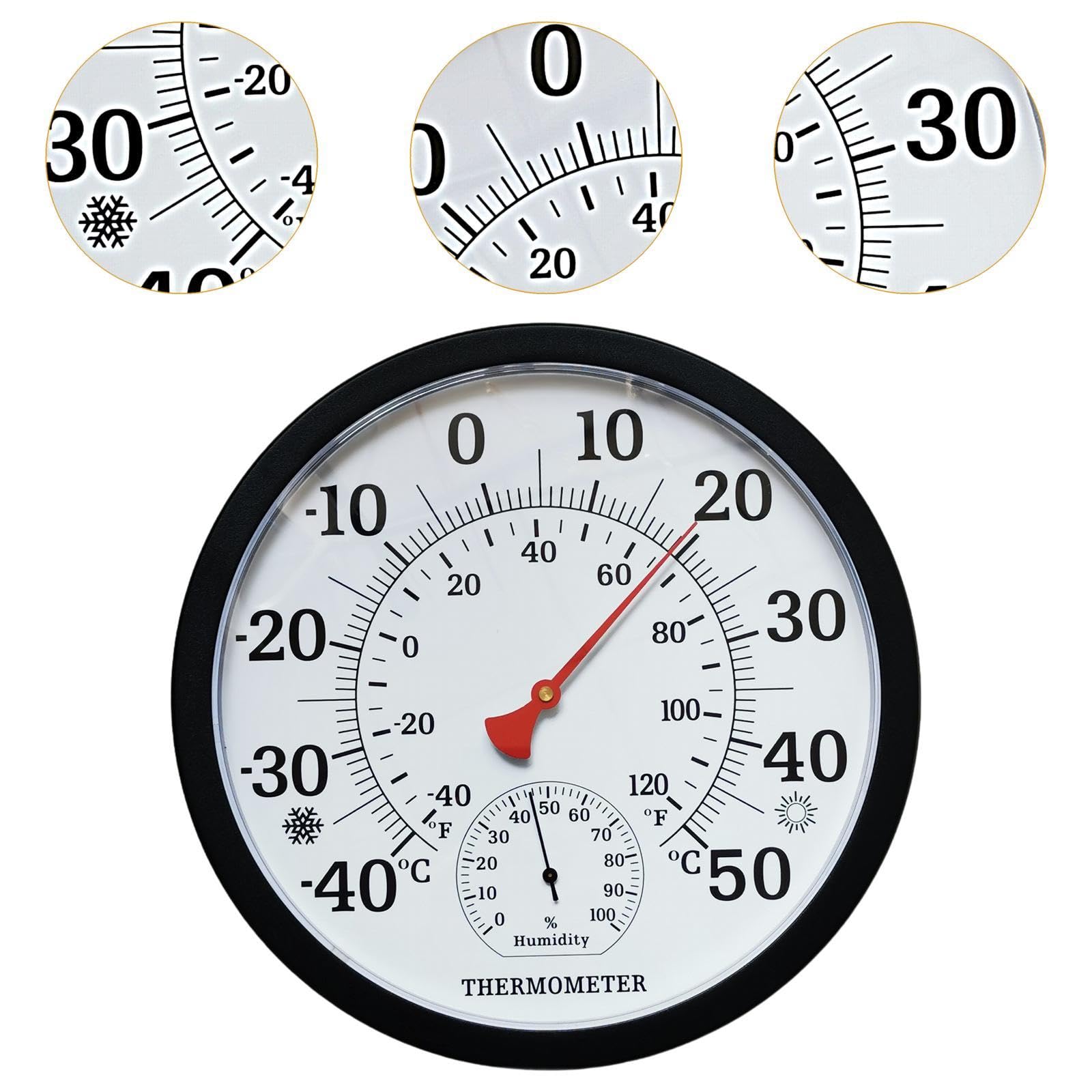 perfk Misuratore di umidità della Temperatura con quadrante Europeo Misuratore di umidità della Temperatura con Carattere fine Dispositivo di misurazione