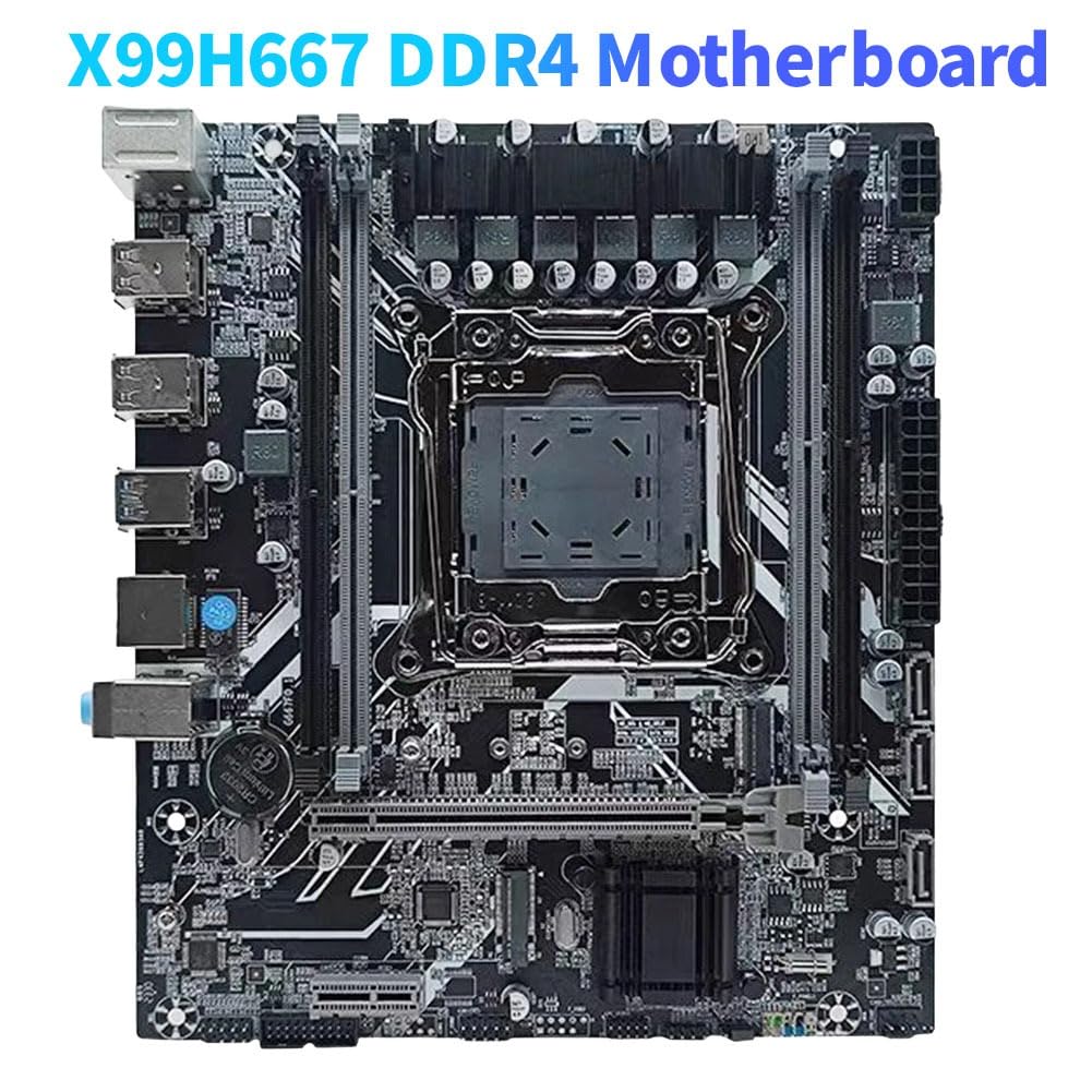 Placa Base X99 DDR4 4×RAM 2133/2400 M.2 Gigabit