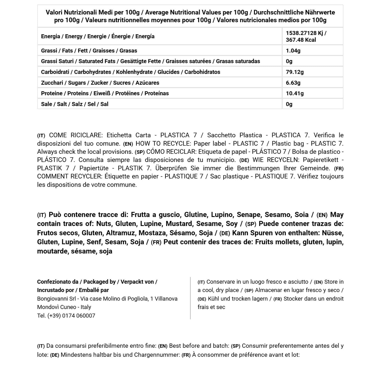 BONGIOVANNI FARINE E BONTA' NATURALI Cipolla in polvere 1kg BIO