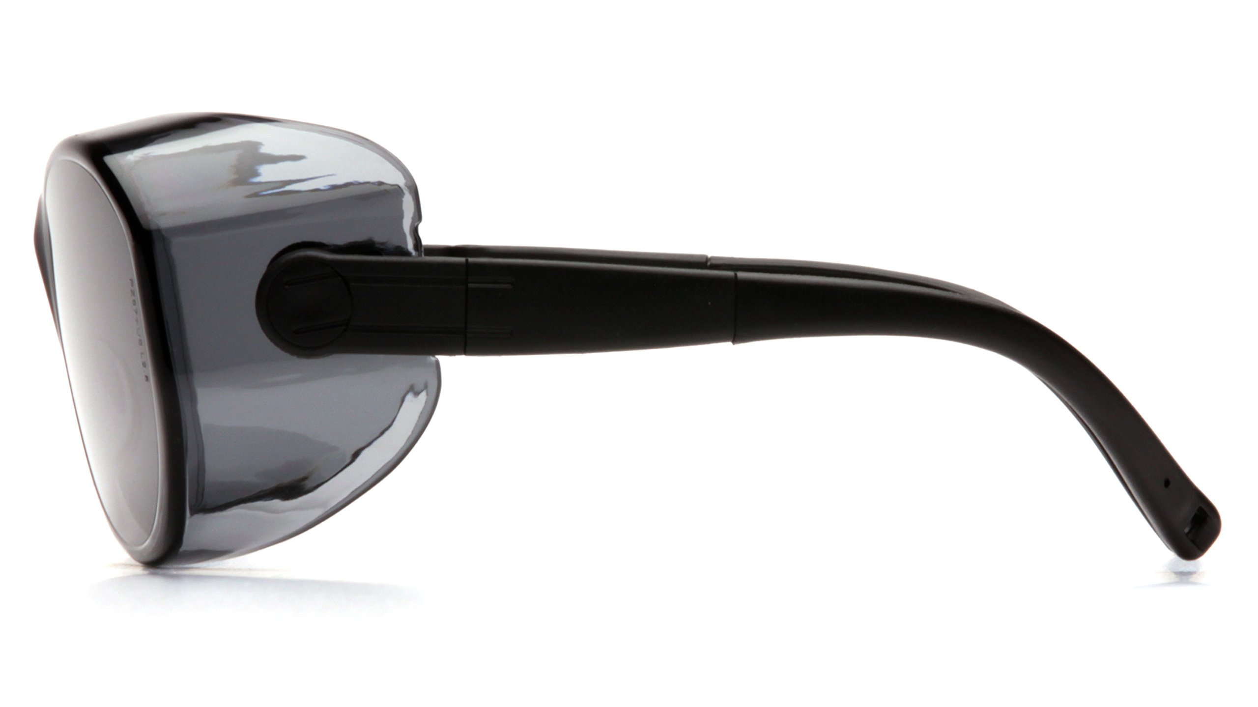 Amazon.com: Pyramex OTS XL Safety Eyewear Black Temples Gray Lens