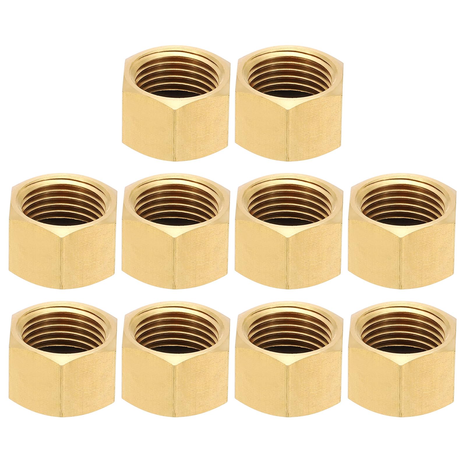 Bouchon de raccord de tuyau en laiton 1/2" NPT femelle avec joint caoutchouc valve d'arrêt