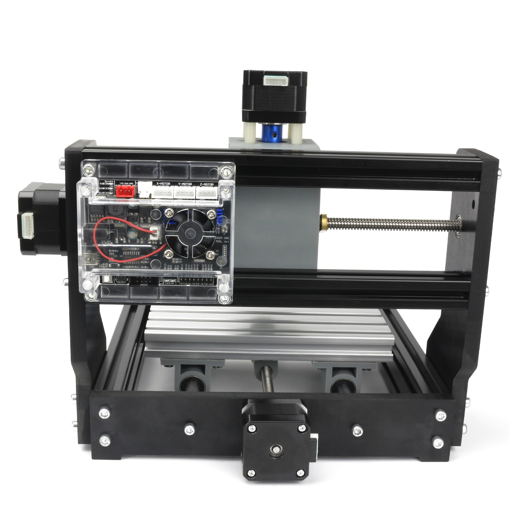 RATTMMOTOR CNC Fräsmaschine 1610 Pro Graviermaschine 3 Achsen CNC Router GRBL Streurung ER11 Engraver für Holz PVC PCB CNC Fräse DIY Gravierung