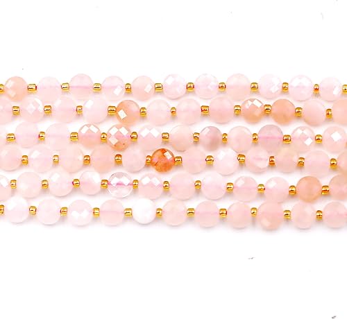 Miniatura 219 de Cuentas de piedras preciosas de primera calidad para la fabricación de joyas, cuentas de piedra natural preciosa al por mayor, 2 hebras de granate