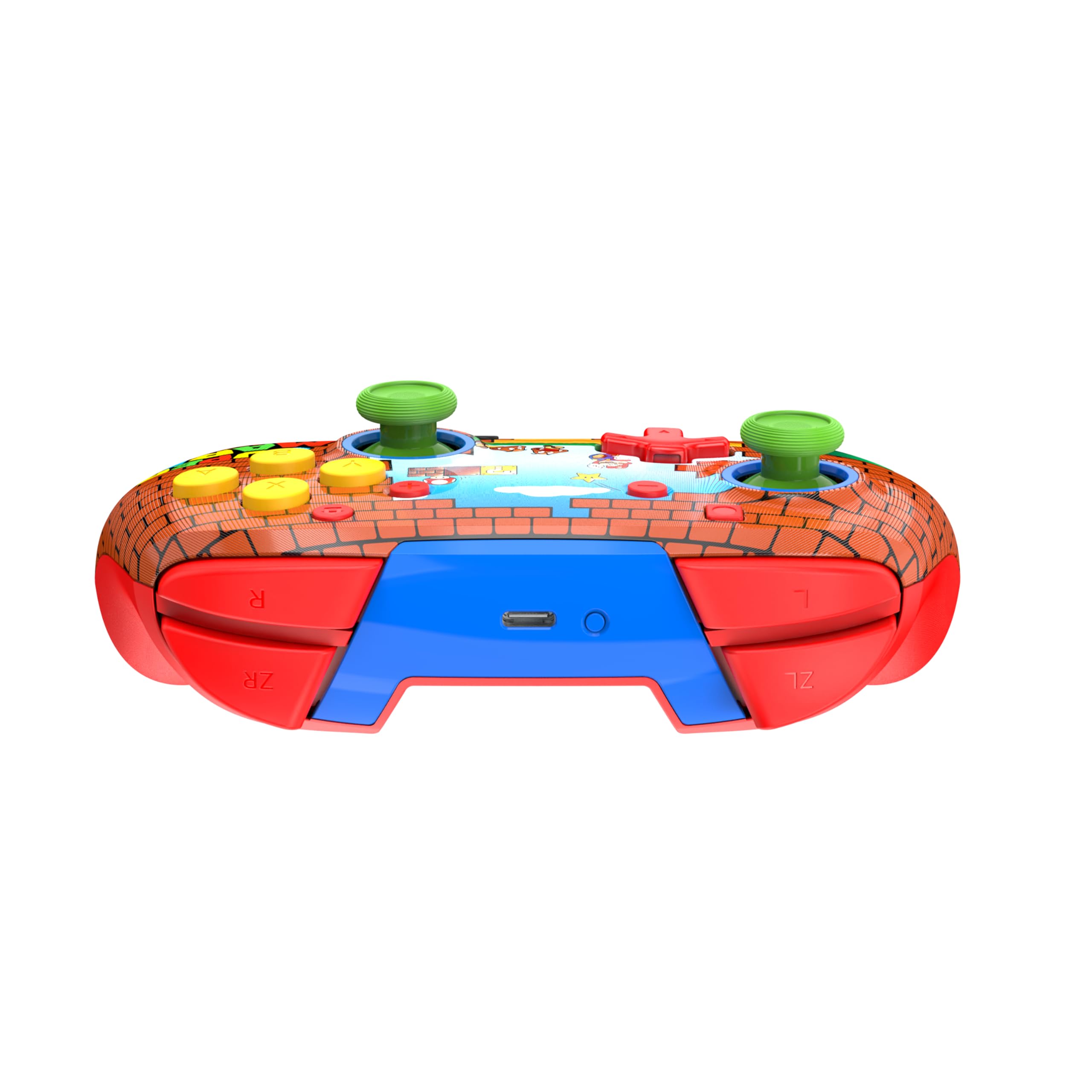 Turtle Beach Rematch Mario Bricks Controller da gaming wireless per Nintendo Switch. Funziona anche con Nintendo Switch 2 - Pulsante C non disponibile.
