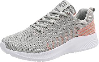 Woman Sneakers Christmas, Wide Width Sneakers Womens Slip on Breathe Mesh Walking Shoes Slip on Running Sneakers