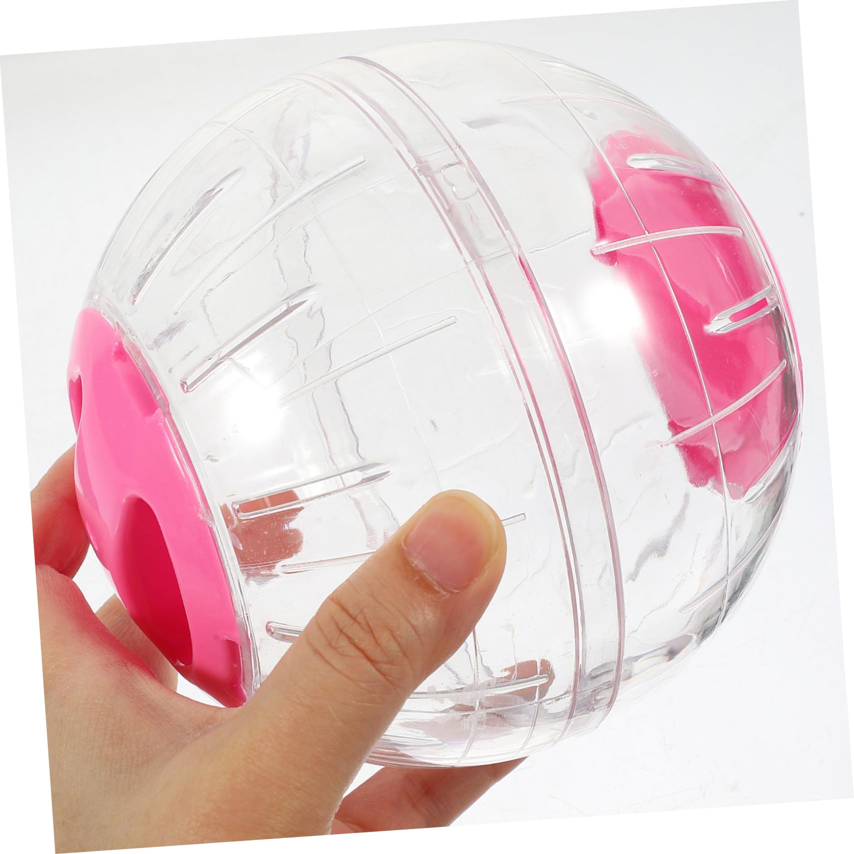 Milisten Boule pour Hamster Transparente 4pcs en Plastique, Ronde