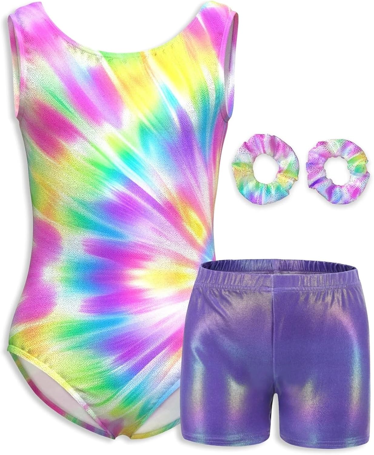 Girls Gymnastics Leotard Sleeve For Gymnastic Sparkly Athletic Tumbling Outfits