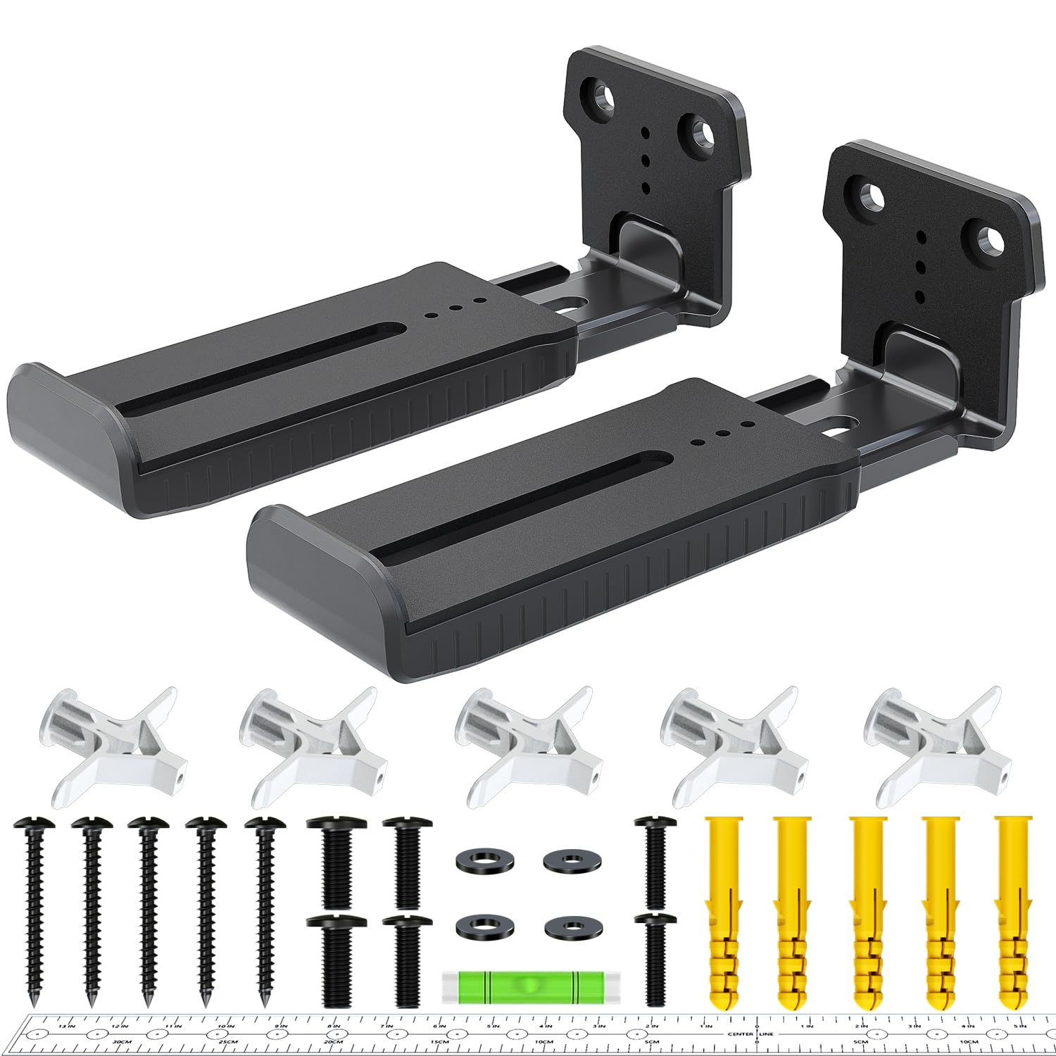 Agandax Soundbar Wall Mount Bracket for Samsung Sony LG Vizio Bose JBL and More Sound Bar Mounts Under