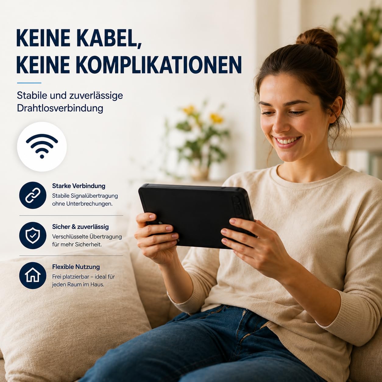 TKMARS Türklingel mit Kamera Kabellos,4,5-Zoll Monitor,Kein WLAN Keine App | 2,4GHz Funkverbindung, Zwei-Wege-Audio, 120° Weitwinkel, Infrarot-Nachtsicht, automatische Aufnahme, 128GB Speicher