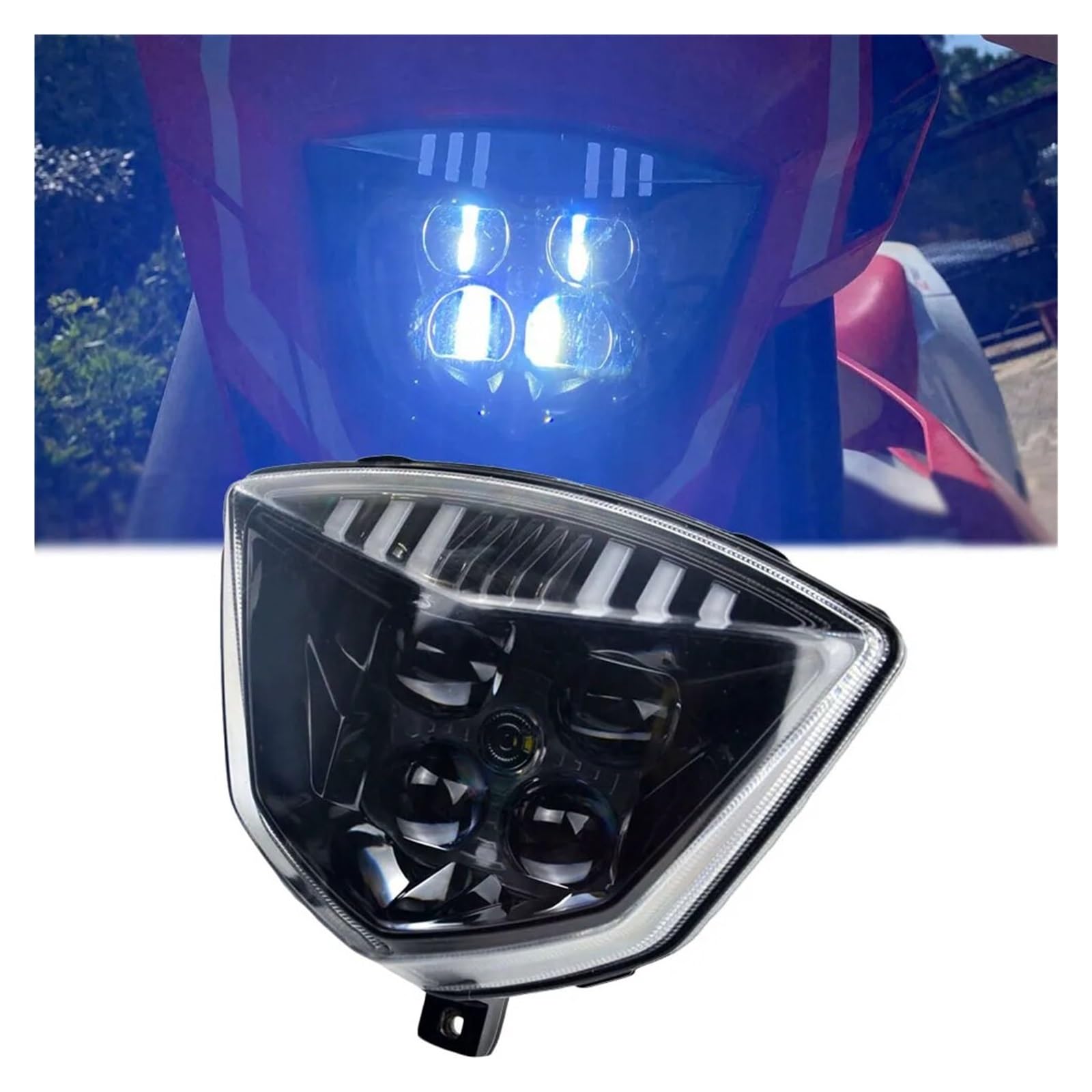 Phare LED Avant Pour GASGAS EX/EC 300-500F & SM700 2024-2025 - Étanche IP67 - 2