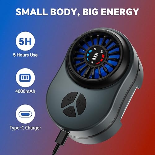 Miniatura 5 de Máquina portátil de terapia fría, máquina portátil de calor y crioterapia, sistema de terapia de hielo para alivio del dolor, recuperación muscular