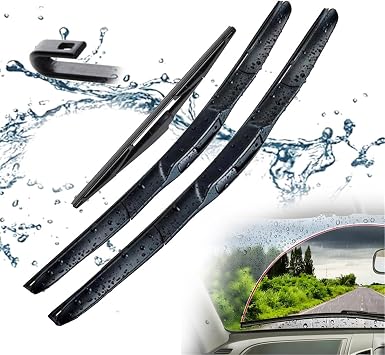 3Pcs Front Rear Windshield Wiper Blades Set For Lexus RX450H RX350 RX 450h 350 2015 2014 2013 2012 2011 2010 26" 22" 16"