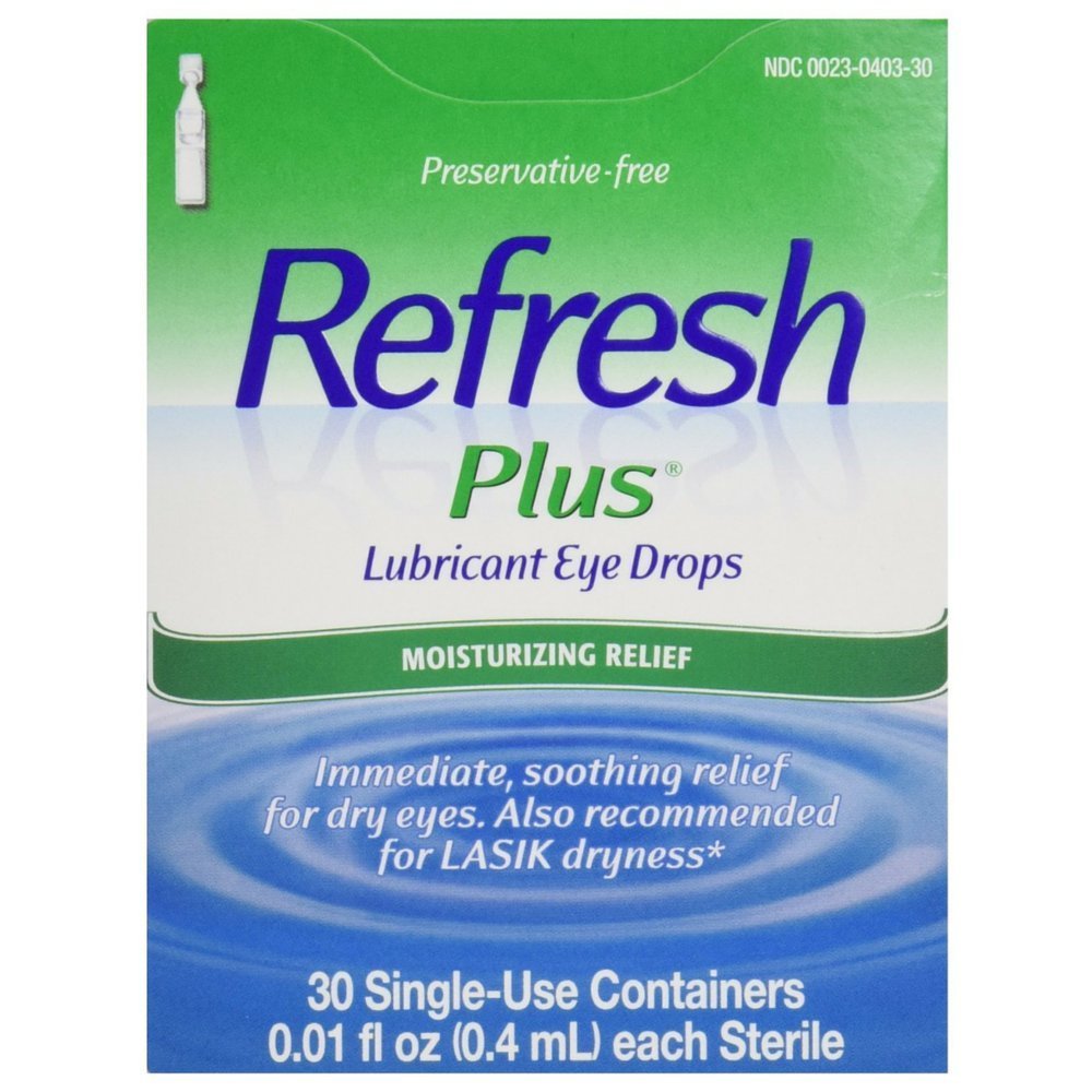 AllerganRefresh Plus Lubricant Eye Drops Containers