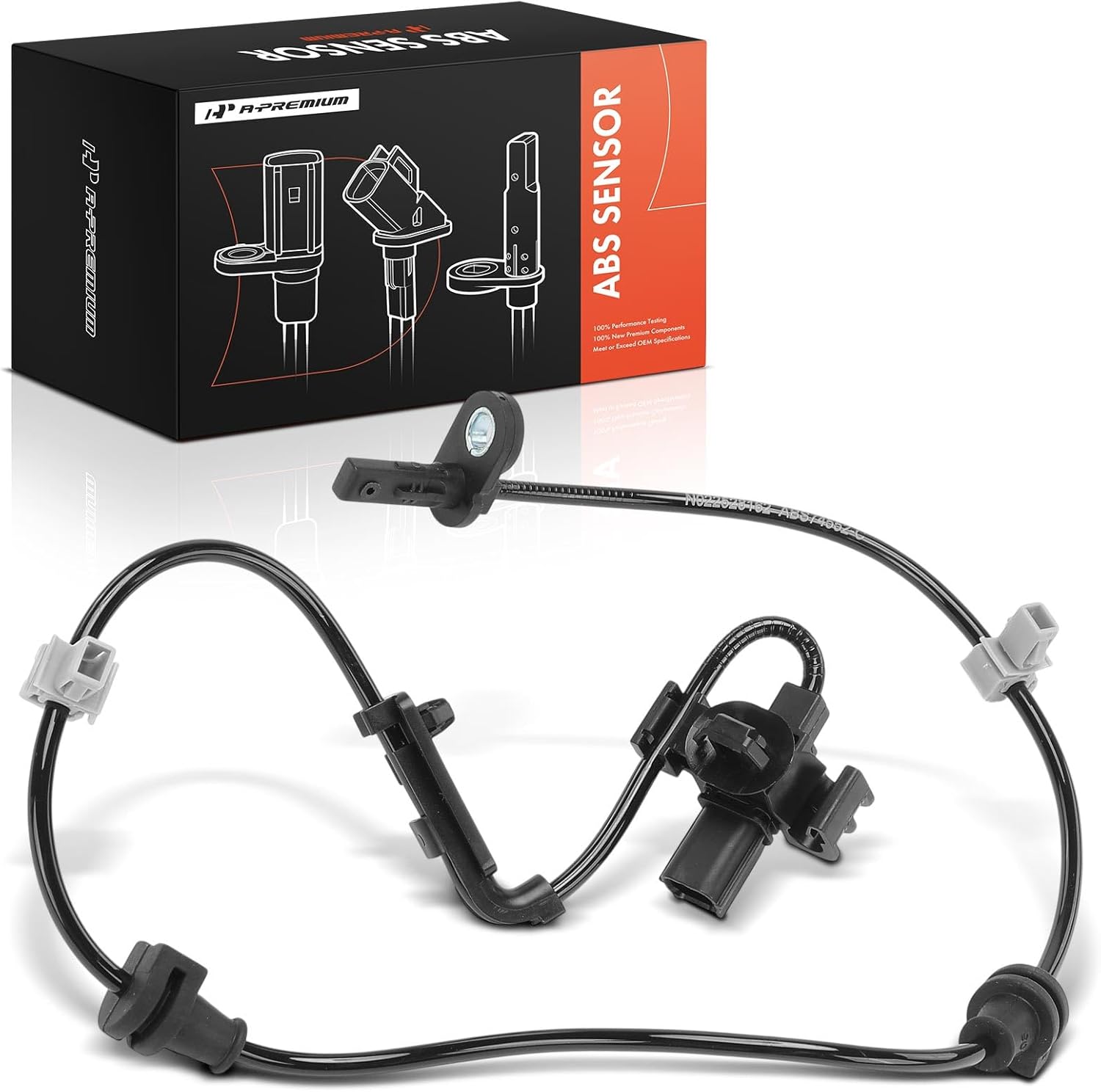 A-Premium Front Left ABS Wheel Speed Sensor Compatible with Honda - Civic 2022 2023 2024 2025 - Front Driver Side