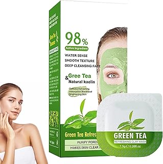 Película Facial Clareadora, Limpeza de lama facial para limpeza profunda, Deep Clean Moisturizer Face Film Para Apertar os Poros Hidratação Profunda Diária Para Cuidados com a Pele Aelevate