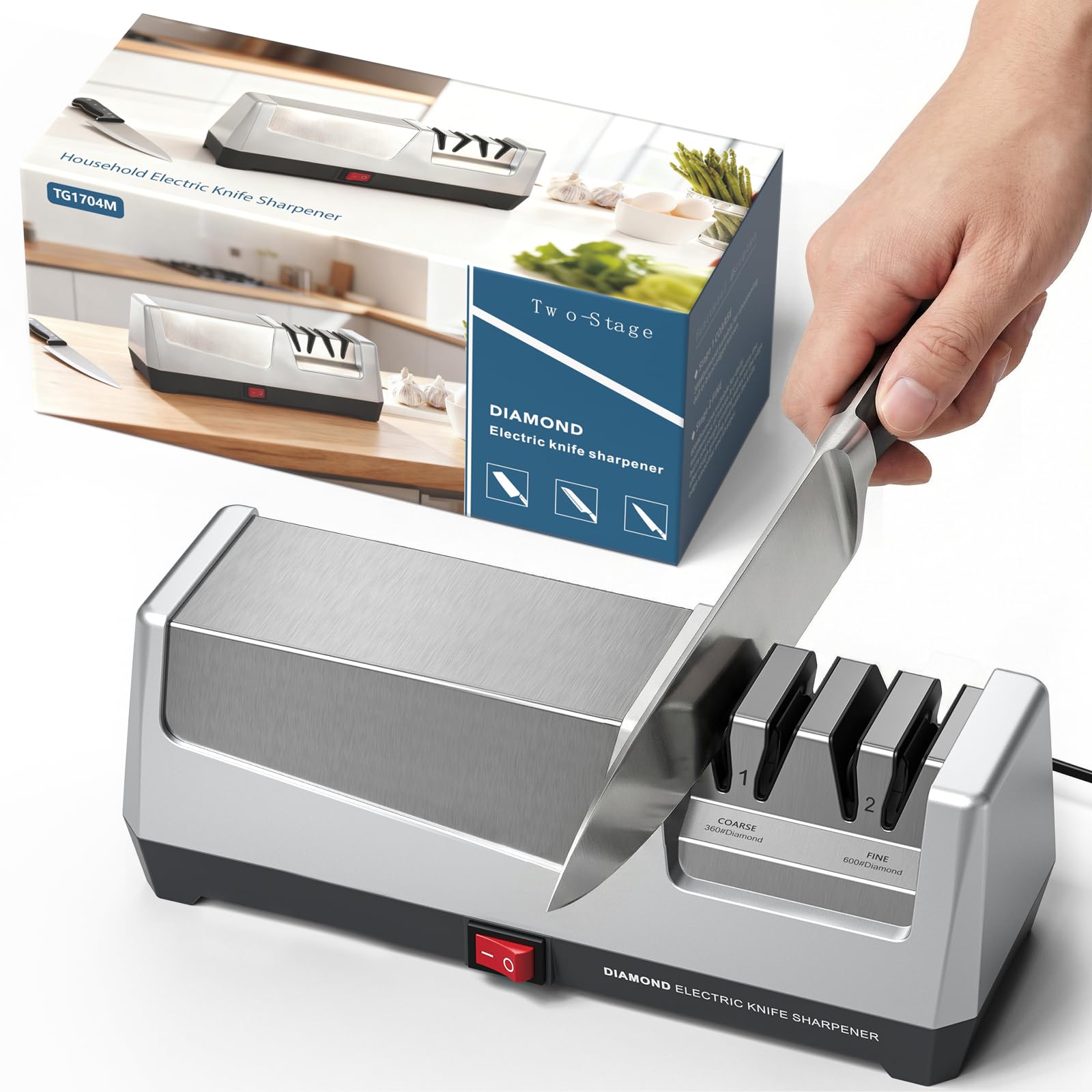 Afilador de cuchillos eléctrico