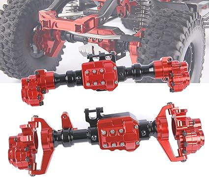 ZXYRC Aluminum Alloy Front \u0026 Rear Axle 