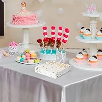 Vista 6 de Paquete de 100 servilletas de cóctel blancas y doradas, servilletas de bar de 3 capas, servilletas de papel desechables para fiestas, servilletas