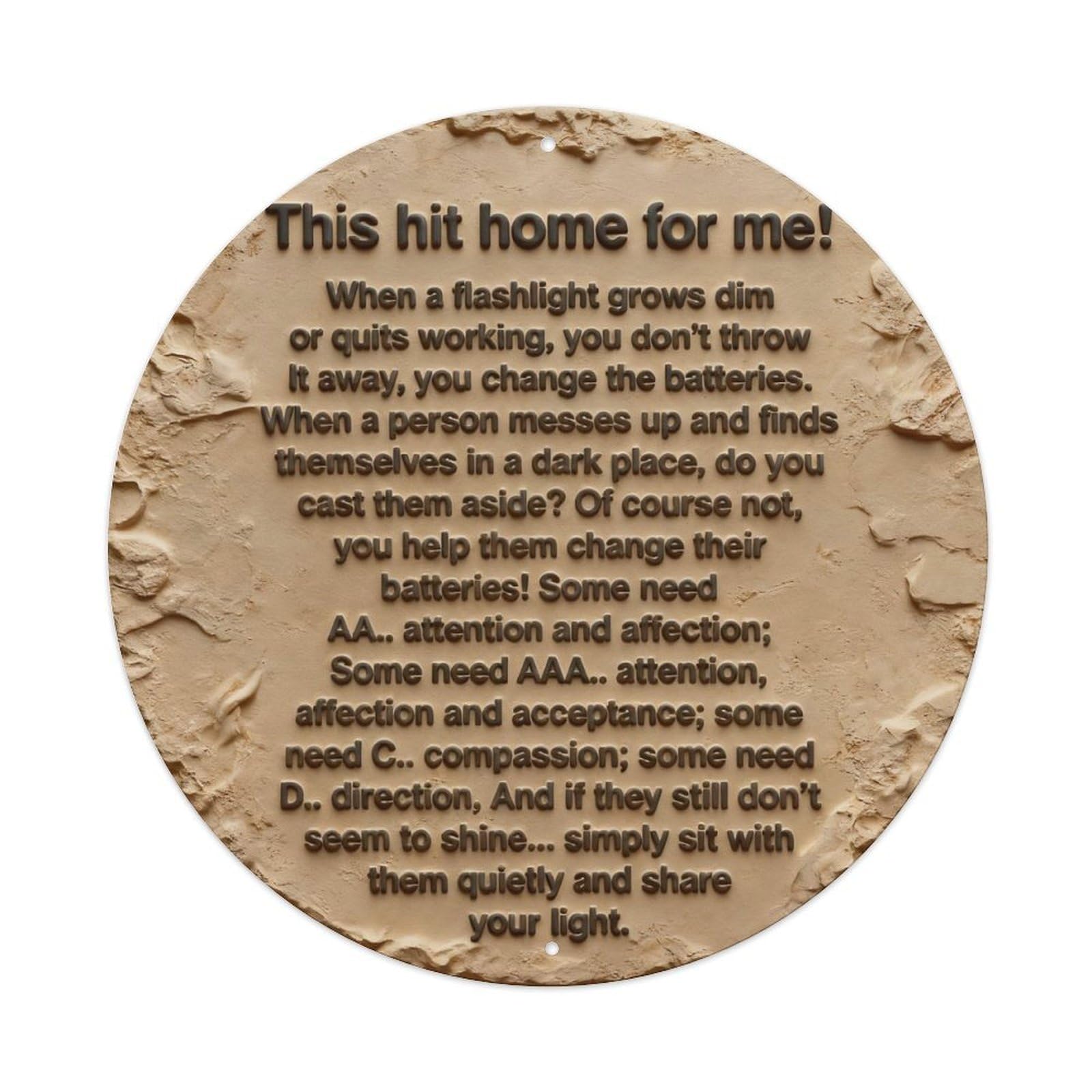 Zlatcbu Vintage This Hit Home For Me Metal Tin Sign Retro Wall Art Poster, Decor For Home Living Room Bar Cafe Garage, 8X8 Inch