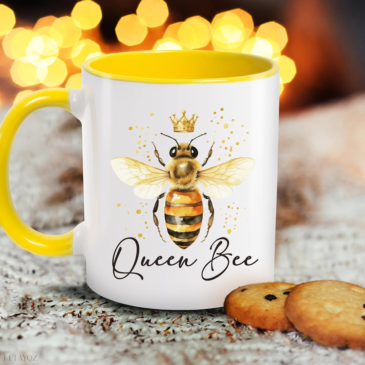 Queen Bee Coffee Mug Gifts for Women bees Lovers, Bee-humble bee Kind mug, Beekeeper Farmer Mugs Gift for Mom, Birthday Christmas Mother 's Day mugs gifts for woman Friendship Wife Girlfriend BFF-58
