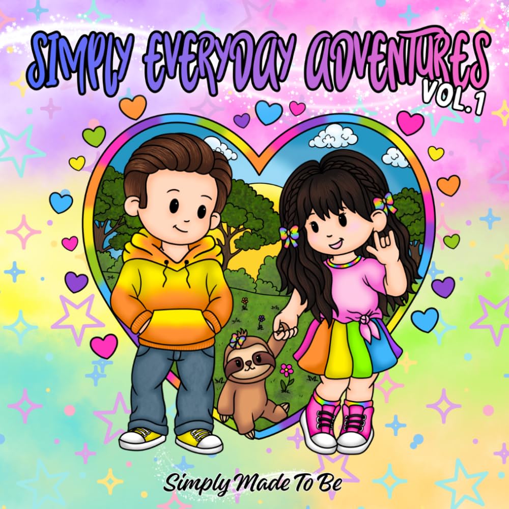 Simply Everyday Adventures: Simple & Cute Cozy Coloring Book
