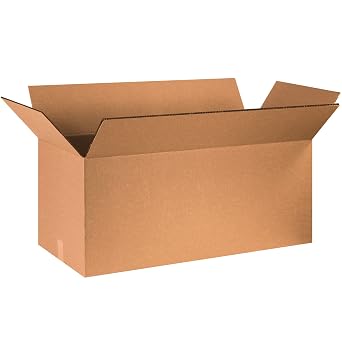 Boxes Fast BFHD402020DW Double Wall Corrugated, Heavy-Duty Cardboard Boxes, 40" x 20" x 20", for Shipping, Packing and Moving Protection, Kraft Pack of 5