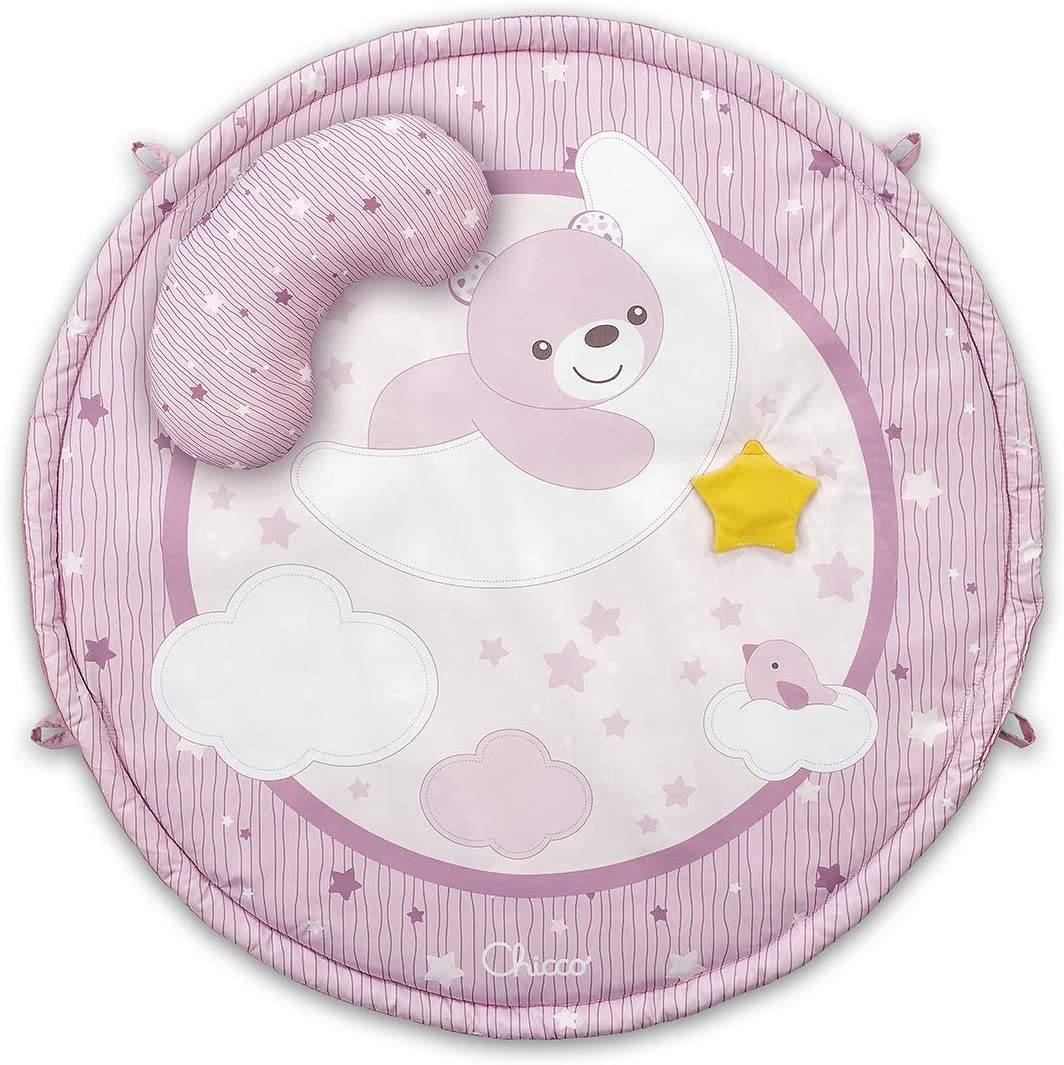 Chicco Palestrina dei Colori Rosa 3in1, Palestrina Neonato Multifunzione Elettronica & Libro Nascita per Neonati E Bambini, Diario con Spazi per Note E Fotografie, Rosa