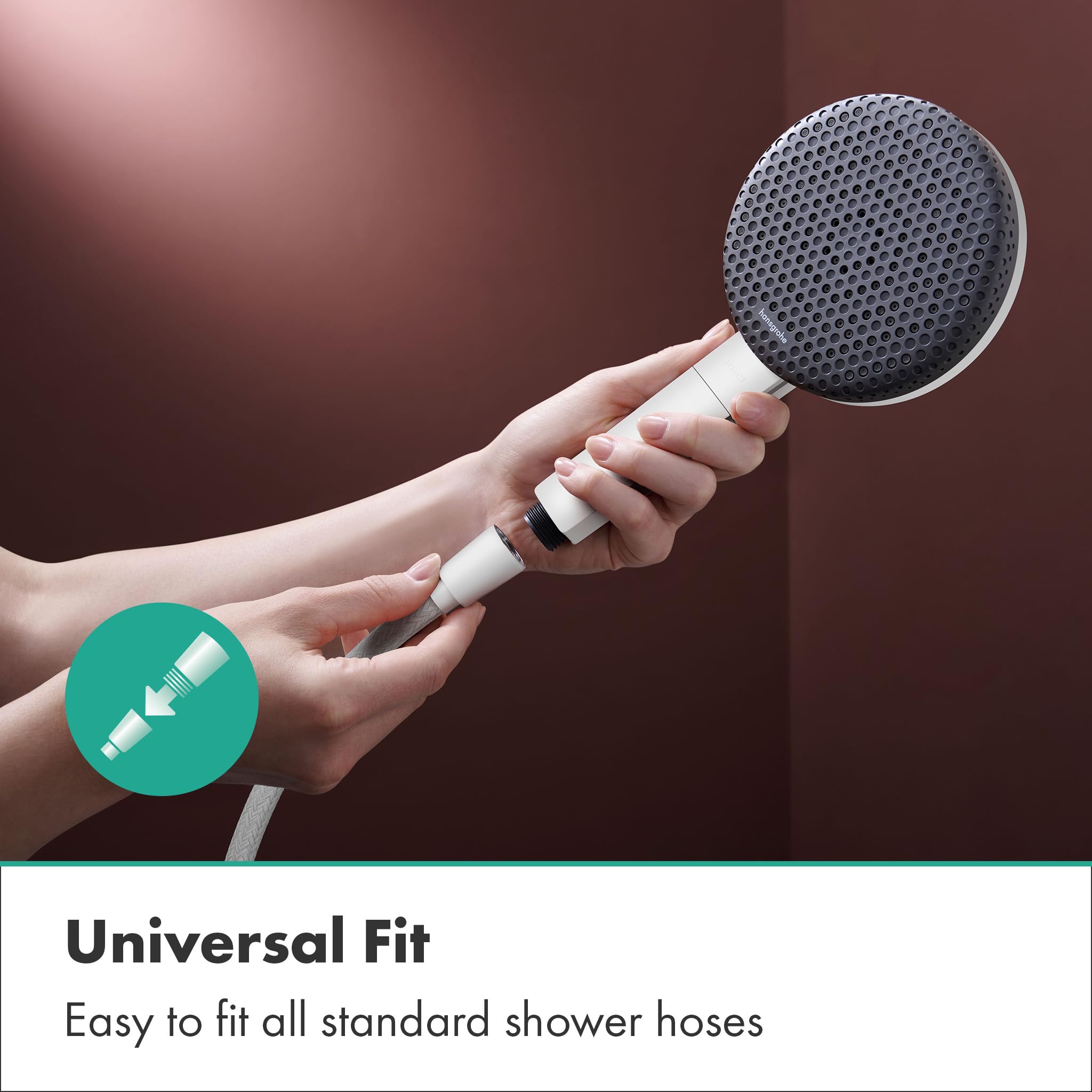 hansgrohe Raindance Alive Select S, Water-Saving Shower Head 5,7 l/min (EcoSmart+) - Image 3