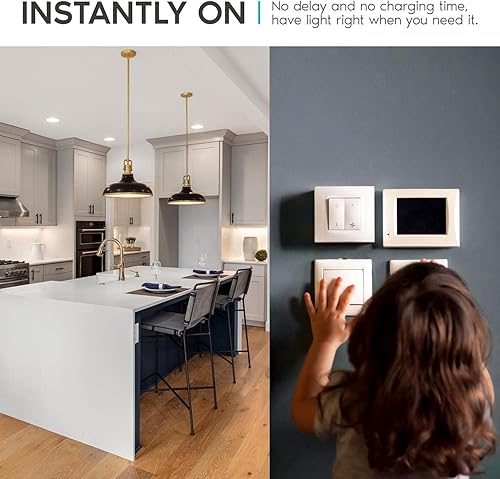 Miniatura 9 de LUXRITE Bombilla LED A19 equivalente a 60 W, 4000 K blanco frío, 800 lúmenes, bombillas LED estándar regulables de 9 W, clasificación de accesorio