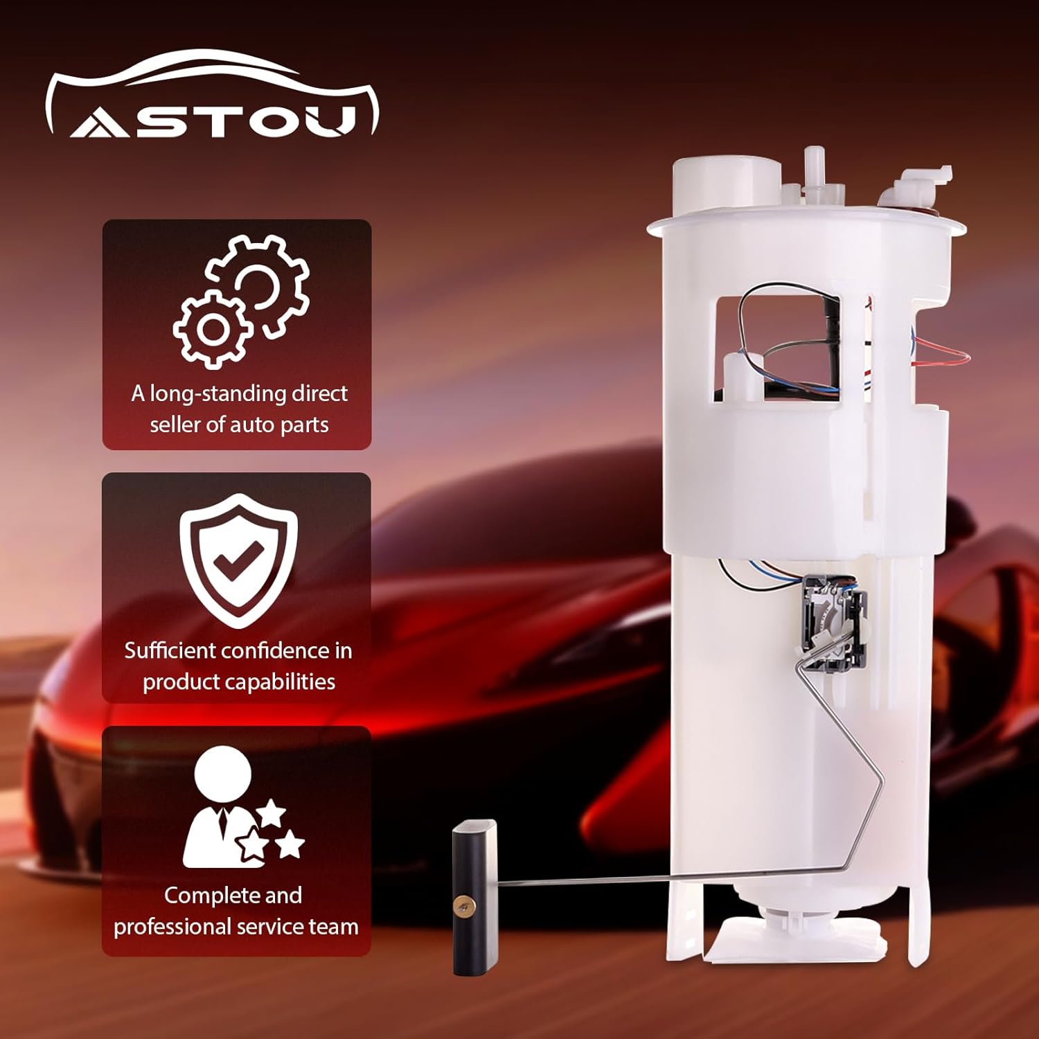 E7047M Electric Fuel Pump Fit for Dodge for D150 1991-1993 for W250/ W250/ W350 1991-1993 Replace Fuel Pump Assembly