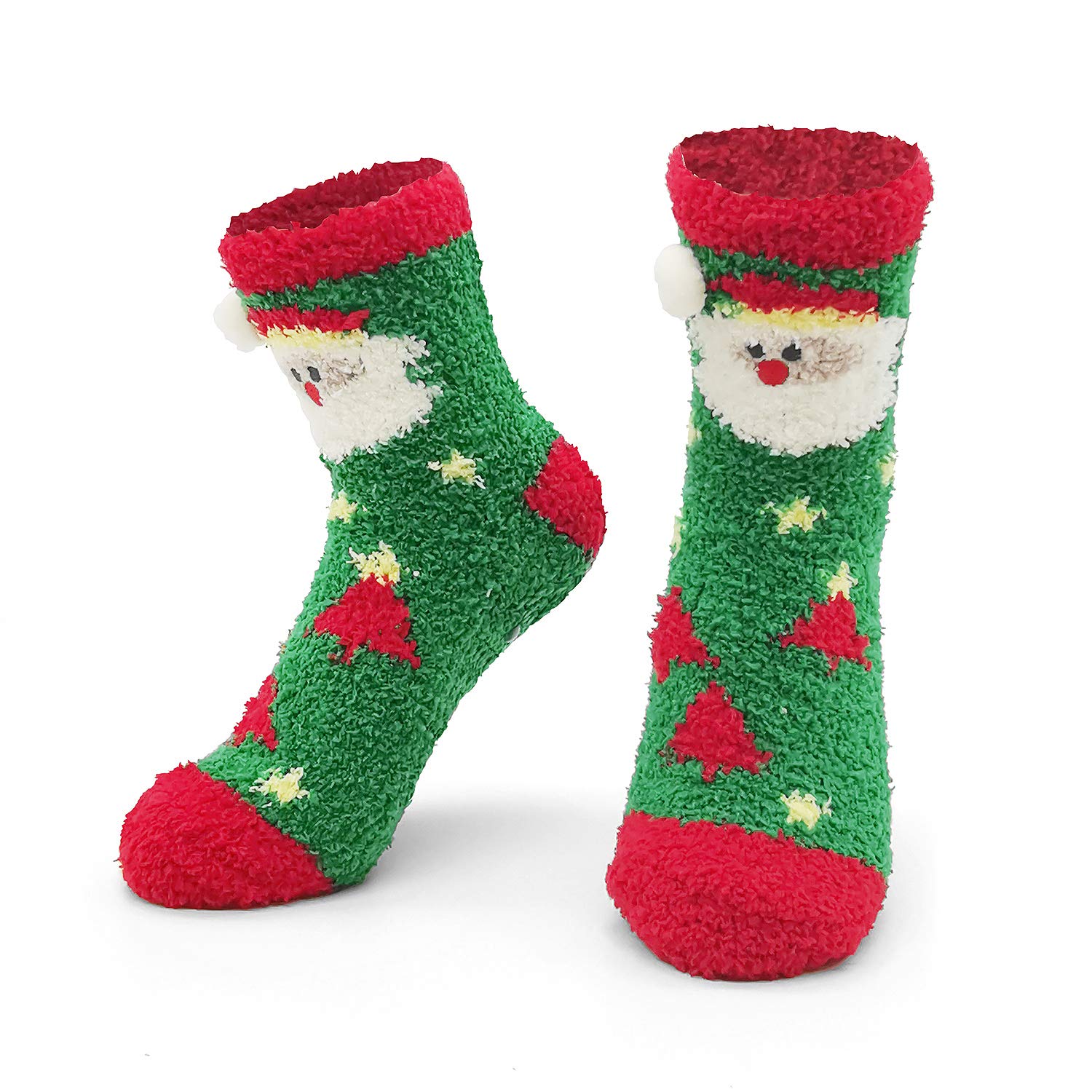 iZoeL Calzini Donna Invernali 5 Paia Calzini Natalizi Calzini Termici Calzini Natale Calzini Caldi Calzini Divertenti Calzini Fantasia - Regalo di Natale Capodanno per Adulti Donne Ragazzo Ragazza