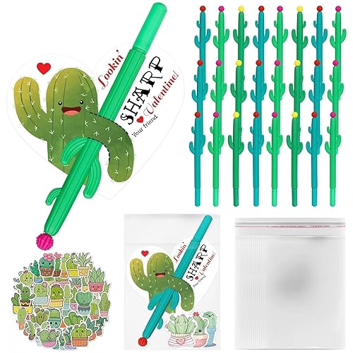Gosodeny 36 Set Valentines Day Gift Cactus Party Favor Gift