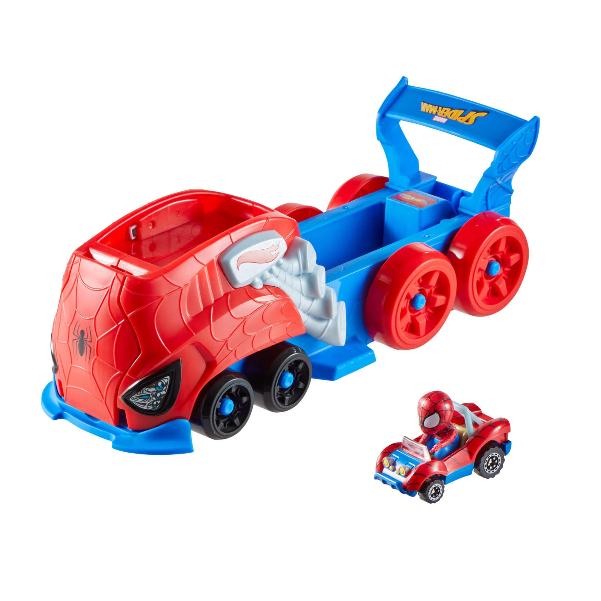 Hot Wheels Toy Car Track Set (Assorted Styles, One Random Set), RacerVerse Character Launcher - Image 4