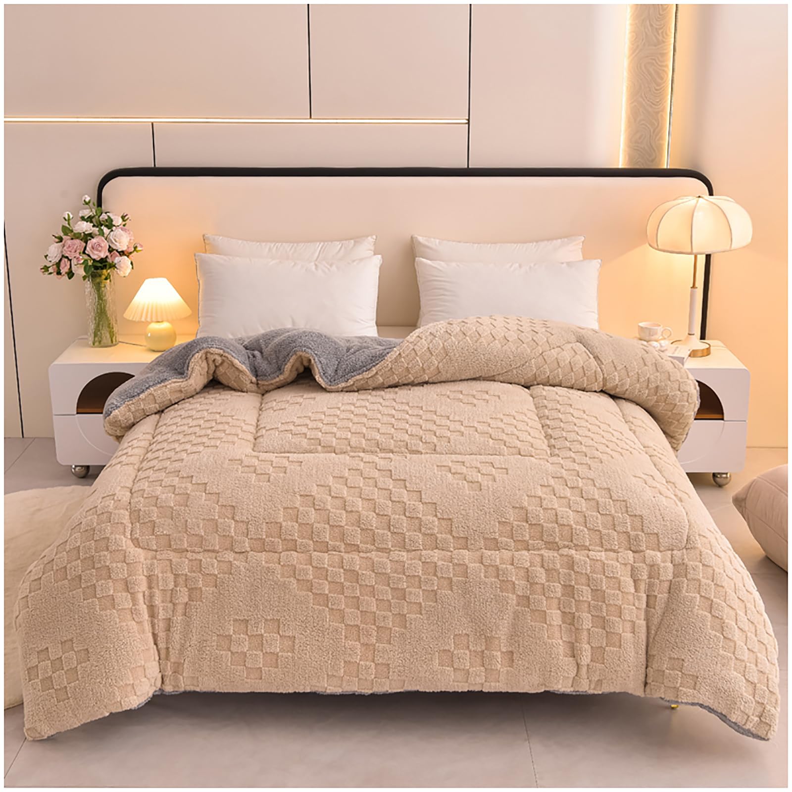 Couverture lestée pour dormir sans stress : plaid chaud hiver