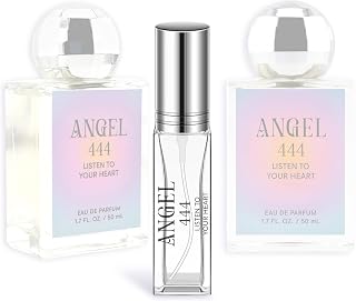 ANGEL 444 Perfume Travel Spray • 20mL, .68 Fl Oz • Eau de Parfum (EDP) for Women (Angel 444 • Cotton Candy, Vanilla Bean, Caramel, Honey)