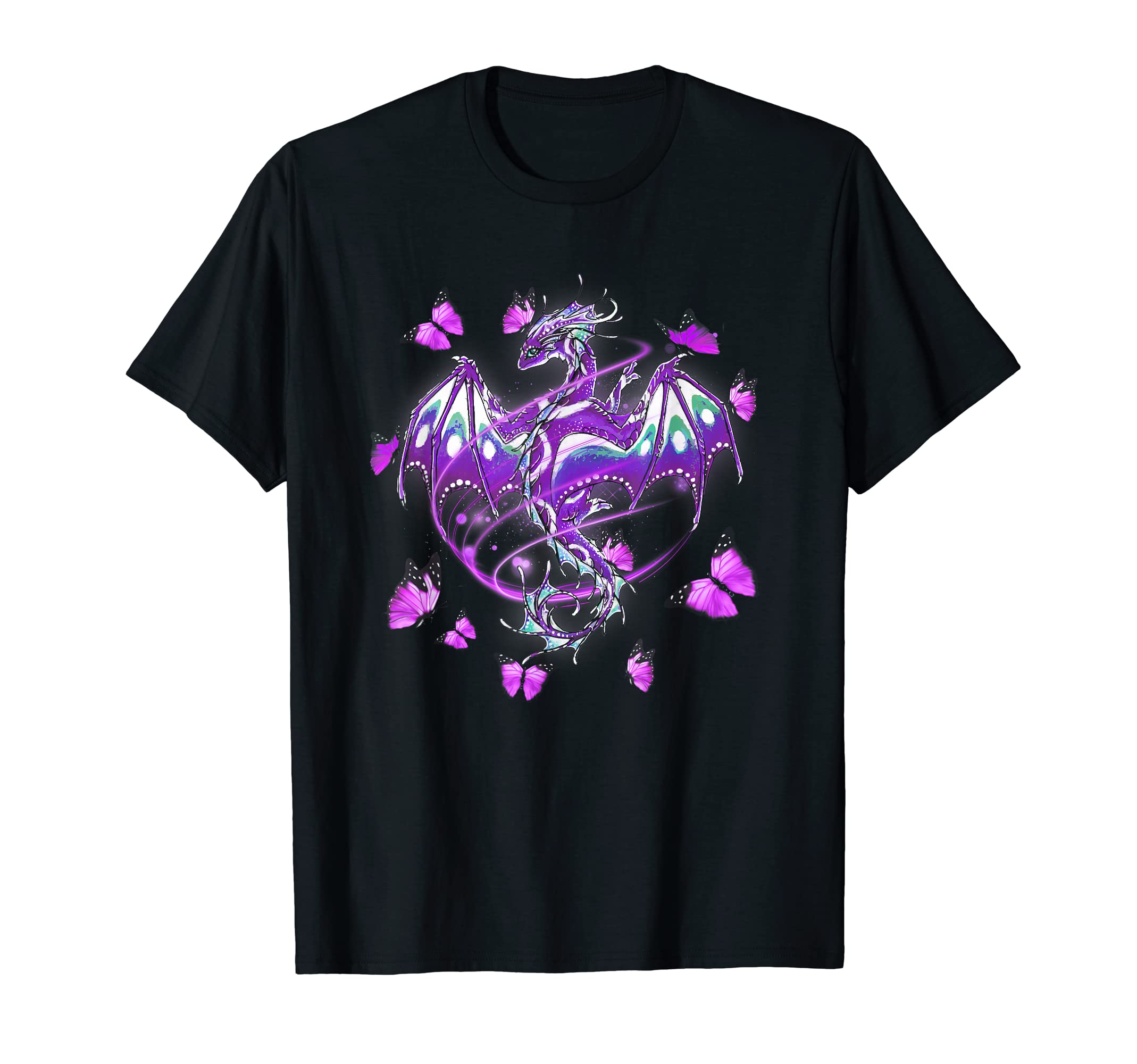 Dragon Magical Purple Butterfly T-Shirt