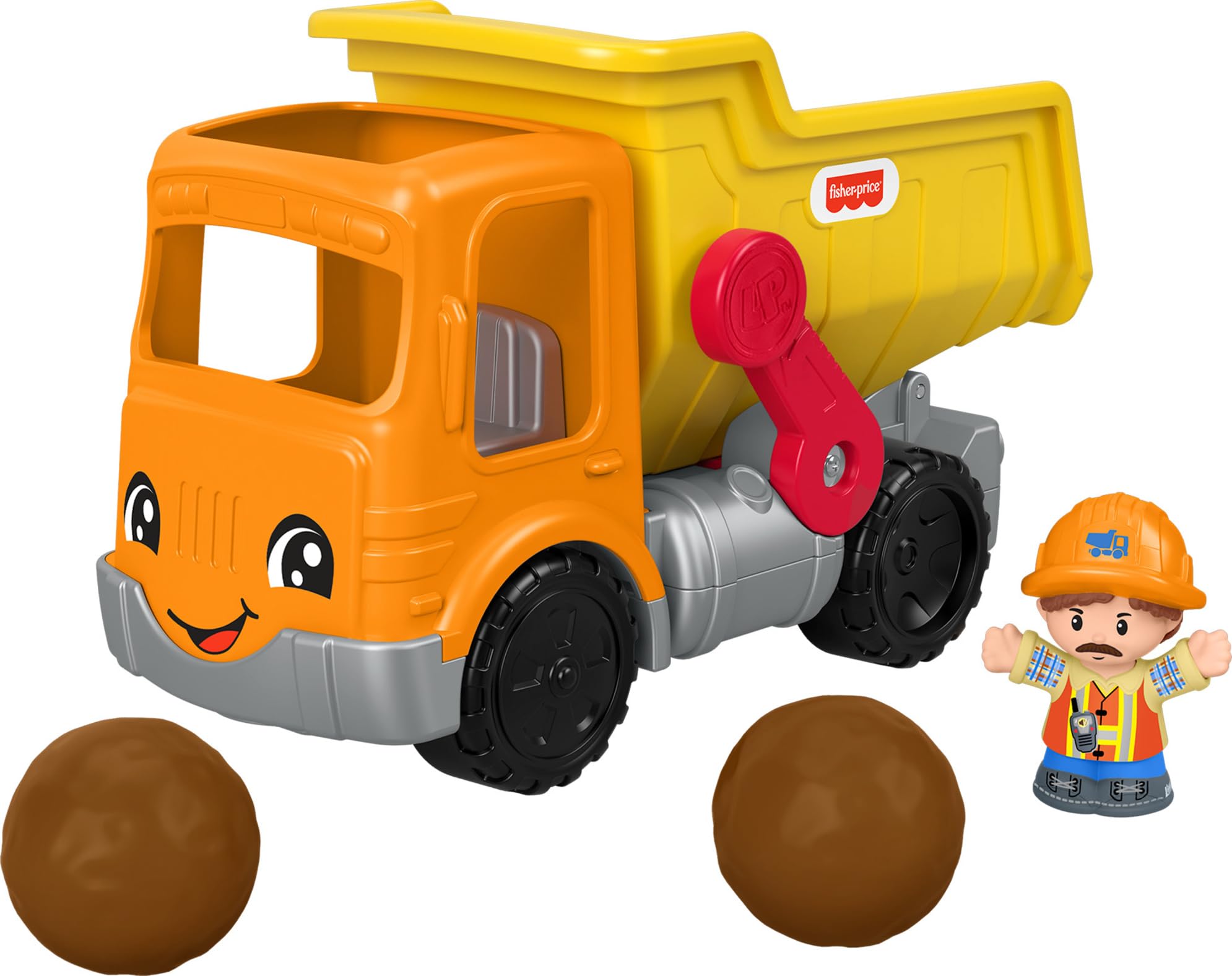 Fisher-Price Little People Kleinkind-Bauspielzeug mit Musik und Zubehör für Kinder, ab 1 Jahren
