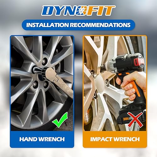 Miniatura 7 de dynofit Tuercas de rueda de repuesto 14x2.0, 24 piezas M14-2.0 de 0.827in de altura cónica de extremo abierto para excursión, expedición 2000-14,