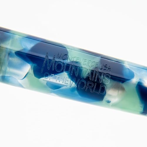Miniatura 9 de MONTEVERDE Pluma estilográfica de las montañas del mundo de Estados Unidos (azul) - Punta mediana