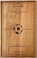 Vista 6 de Creative Gifts International Tabla de embutidos de corte con temática de cancha deportiva (diamante de béisbol)