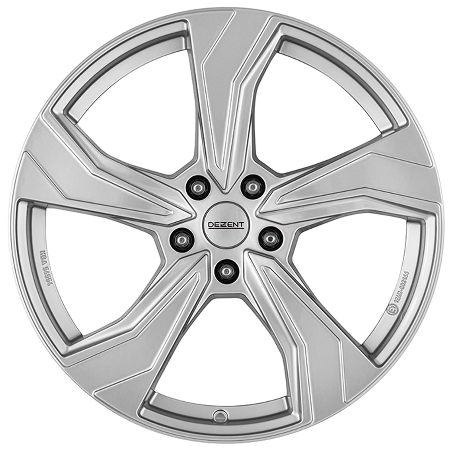 4x Dezent llantas KB silver 7.5Jx18 ET46 5x108