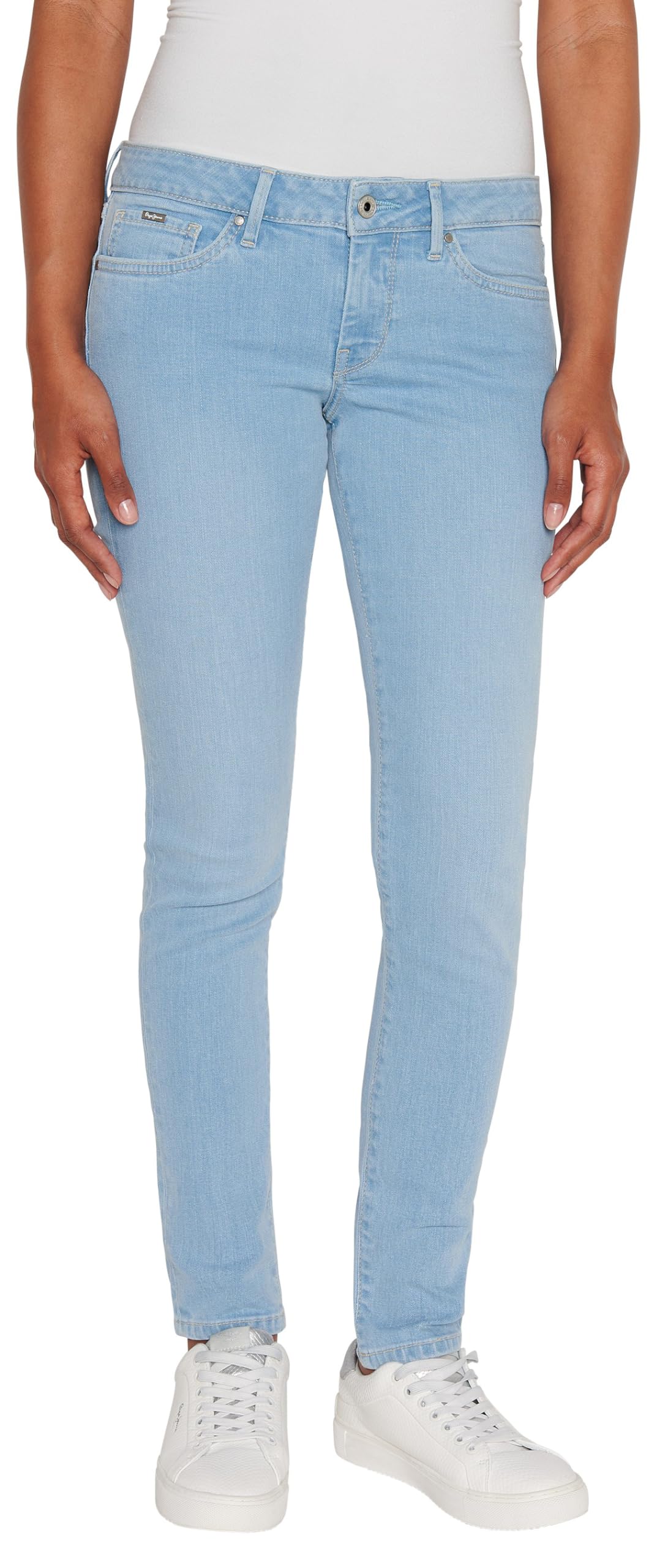 Pepe Jeans Women's Skinny Jeans Lw, Blue (Denim-PF2), 25W / 32L
