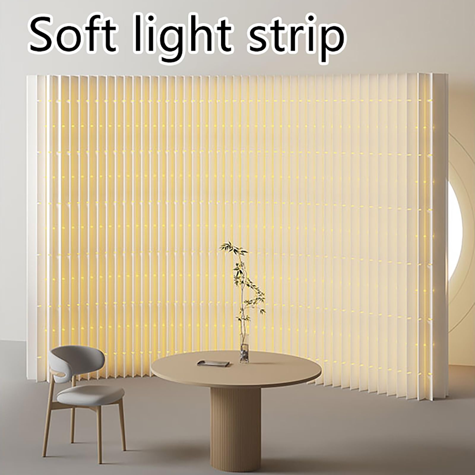 Separador de ambientes plegable con luces LED, pantalla de privacidad plegable, división de espacio ajustable para el hogar, oficina, estudio