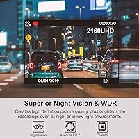 Vista 12 de rexing V1 2.4" LCD FHD 1080p 170 cámara grabadora gran angular para tablero Cámara para tablero con grabación de bucle G-Sensor, WDR