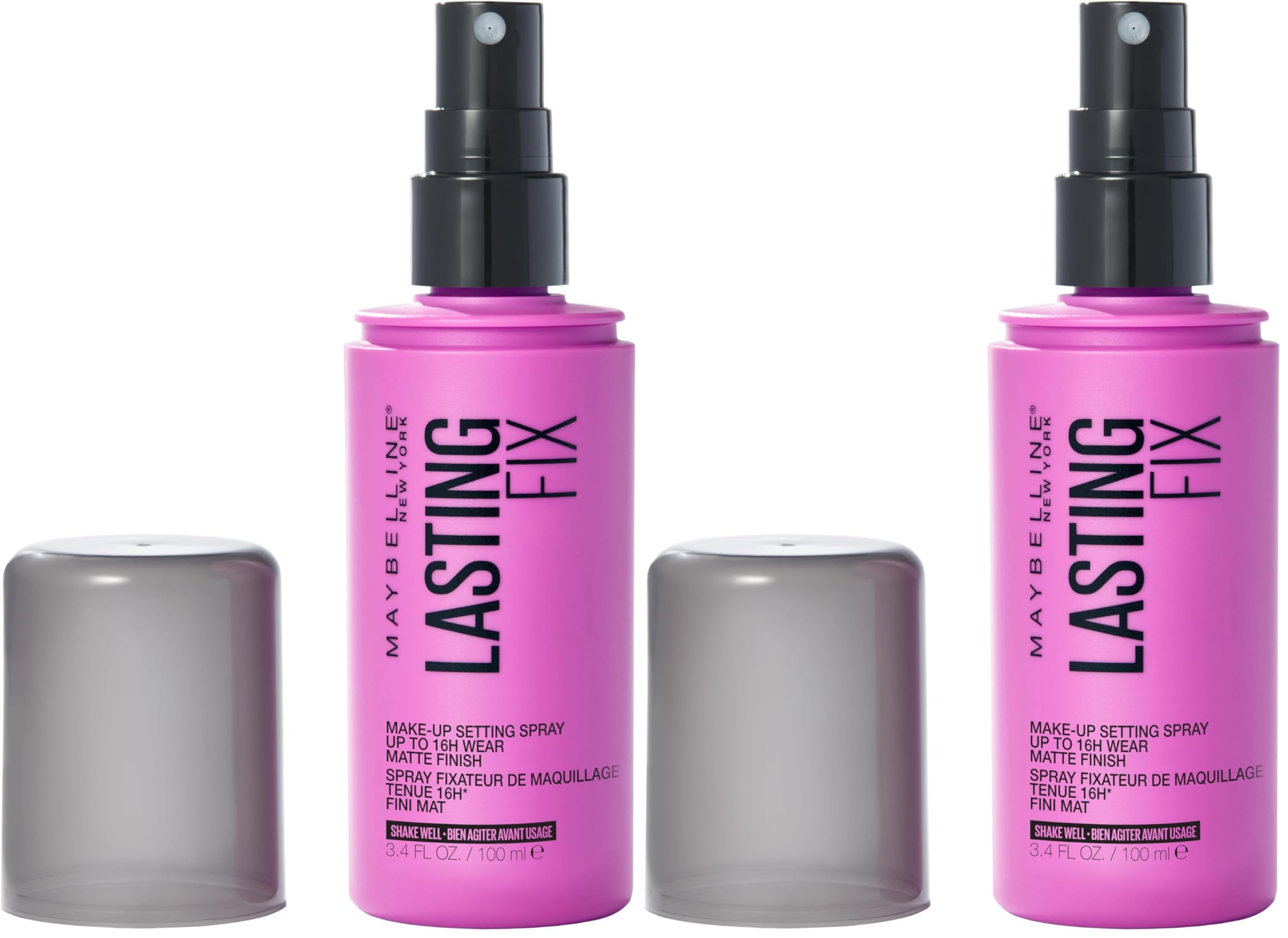 Maybelline New York Non-Applicable, Lasting Fix spray, 100 ml (Pack of 2)