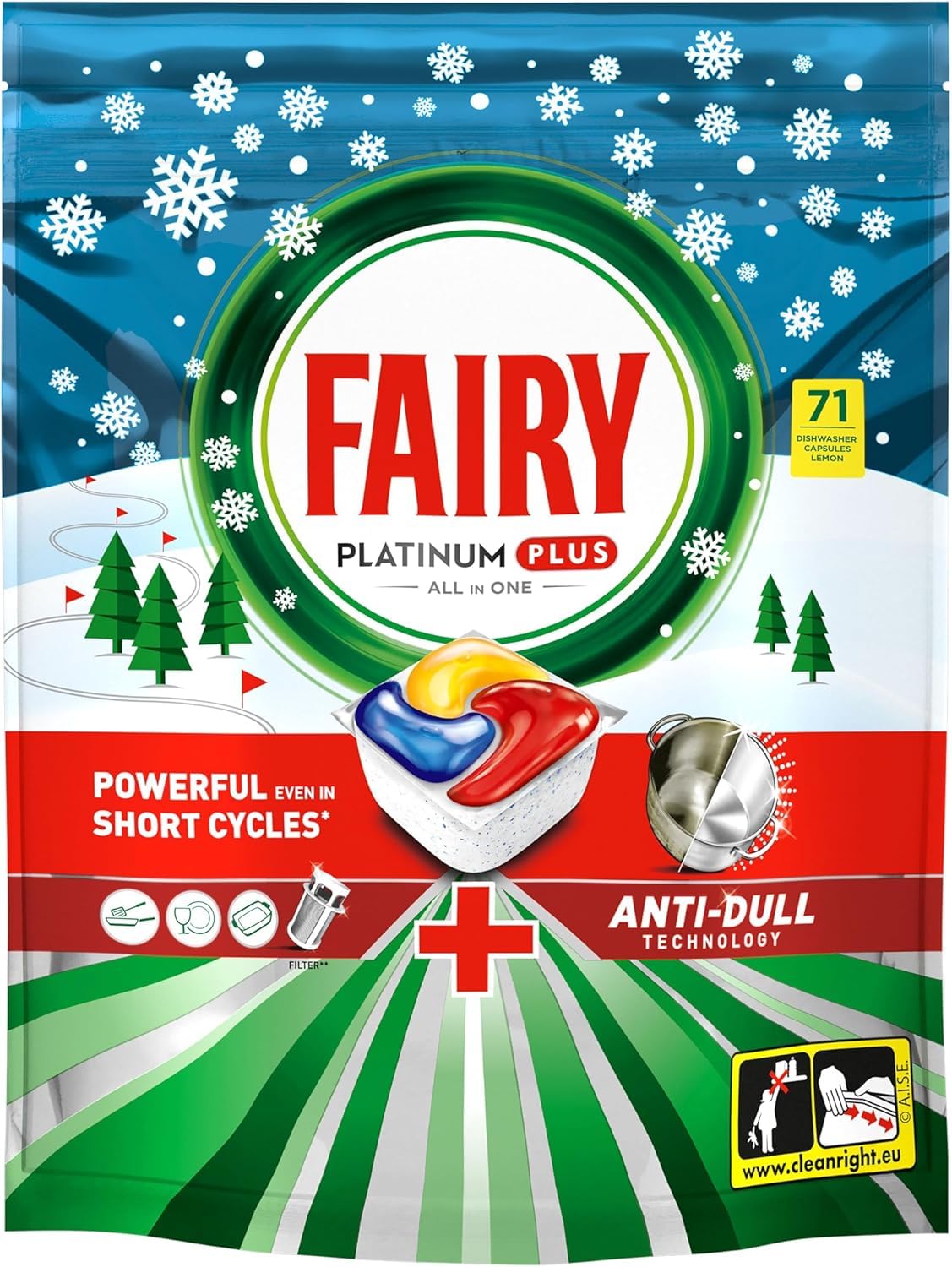 Pack Ahorro Limpieza Total: Ariel Todo en 1 PODS (105 Cápsulas) + Fairy Platinum Plus Limón (71 Cápsulas) – Lavado Impecable para Ropa y Vajilla