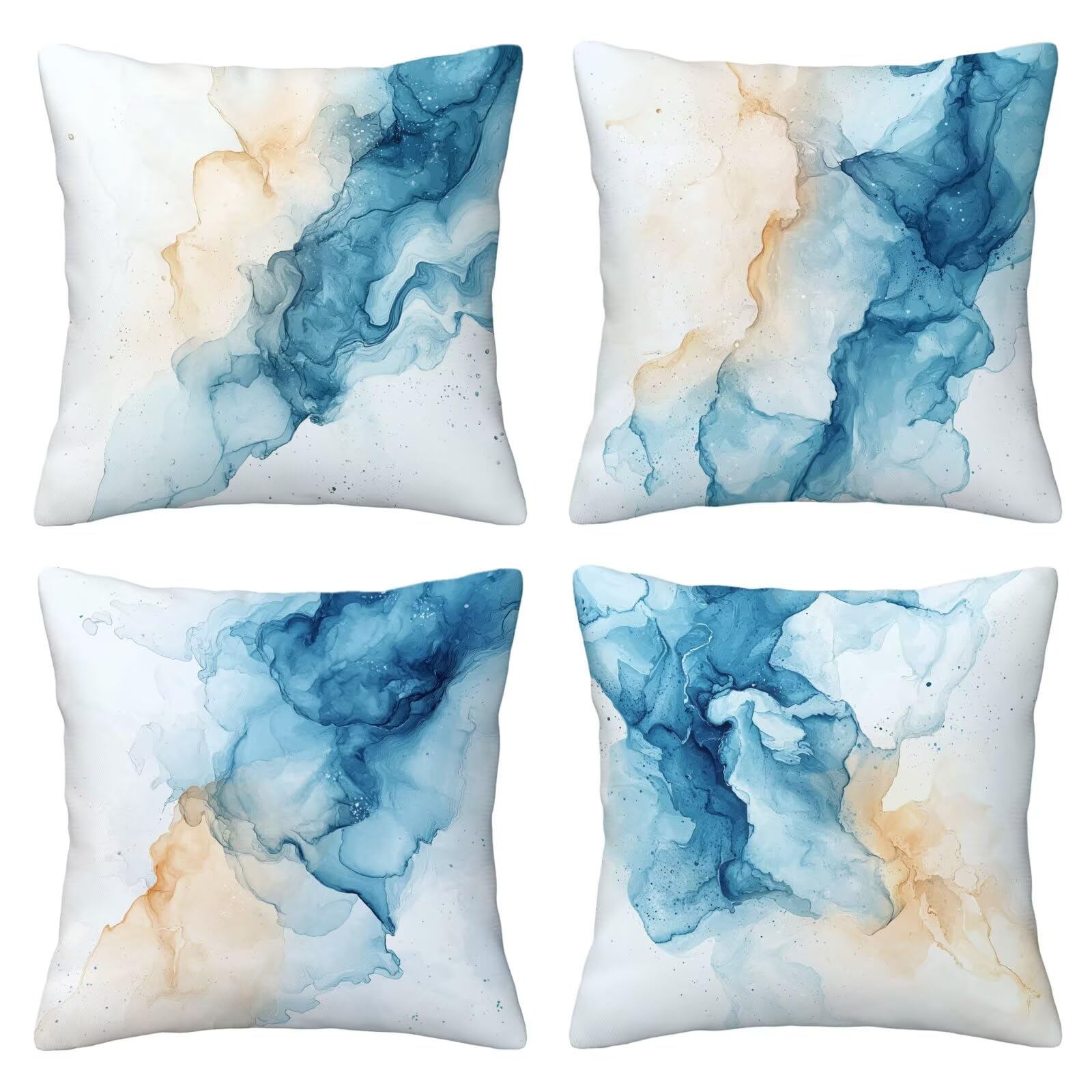 Housse coussin exterieur impermeable en lin de qualité supérieure pour espace de vie extérieur