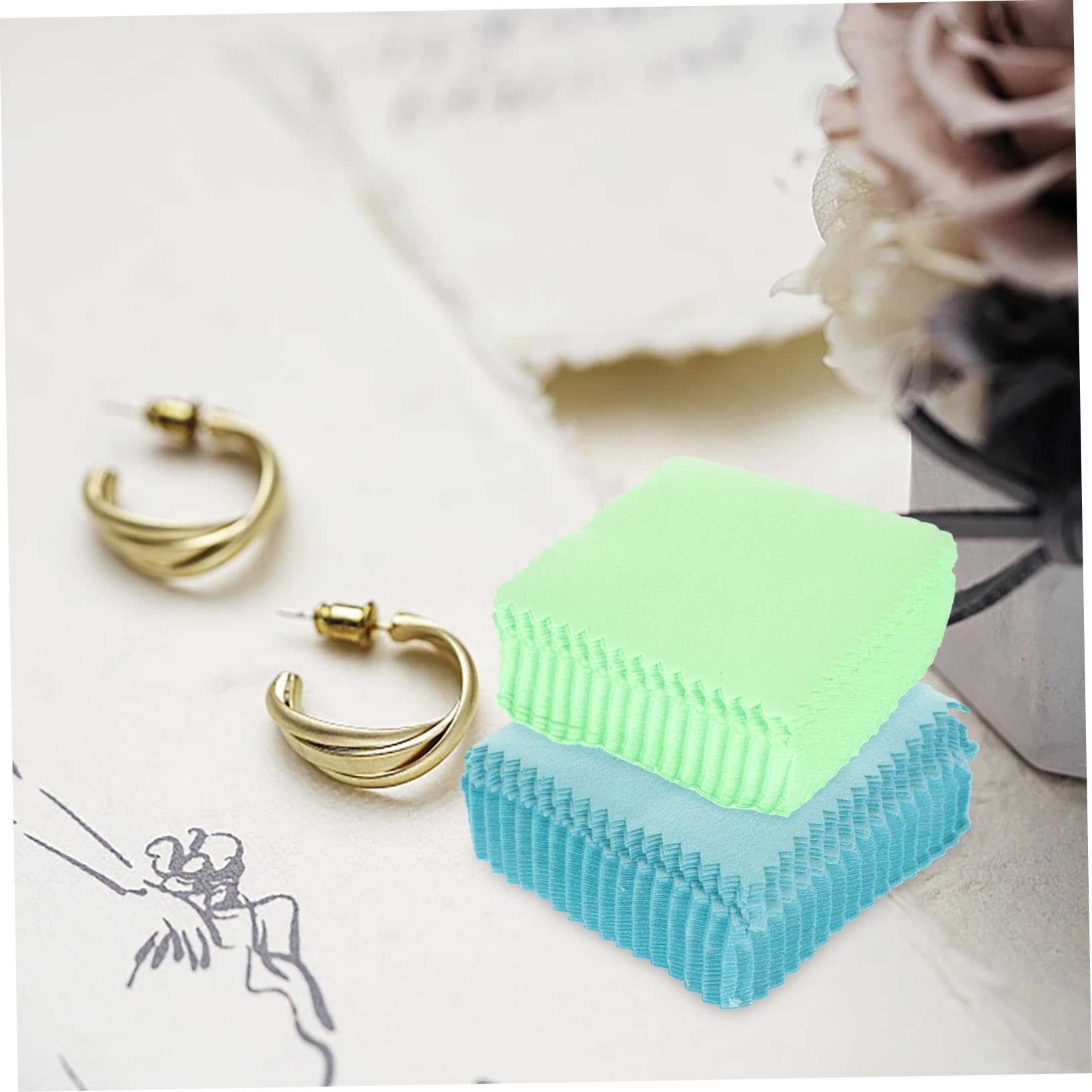 SHERCHPRY Silbernes Wischtuch Silberschmuck-reinigungsreiniger Maschine Tücher Reinigungstuch Für Handy Bildschirme Handy Putztuch Platin Tuch Platin Sauberes Tuch Stoff